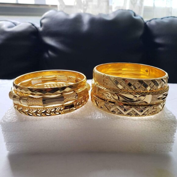 Brand new Fashion 24K Dubai Gold Plated Bracelet for sale - Picture 5 of 8